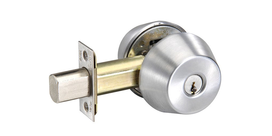 Yale D111 & D112 Cylinder x Thumbturn Deadbolt 626 Finish - Barzellock.com