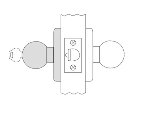 Corbin Russwin - CK4357 Storeroom or Closet Cylindrical Knob Locksets