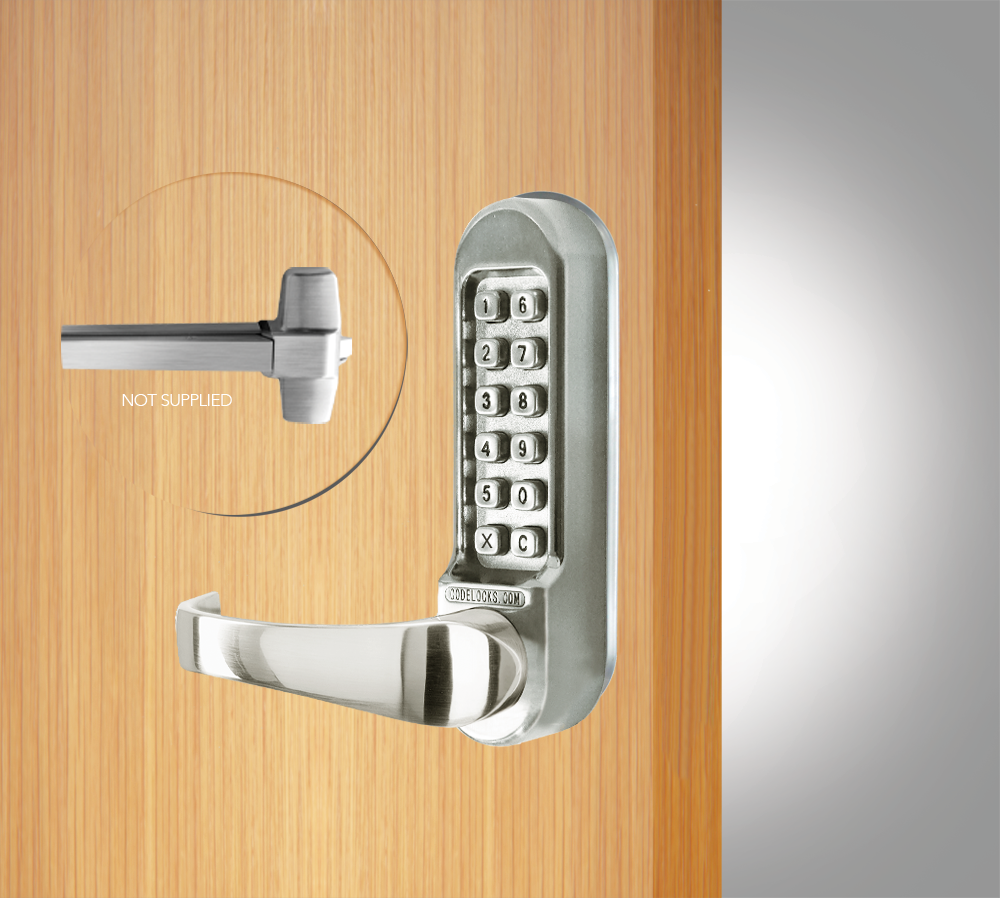Codelocks CL500 Mechanical Pushbutton Panic Trim – Barzel Lock