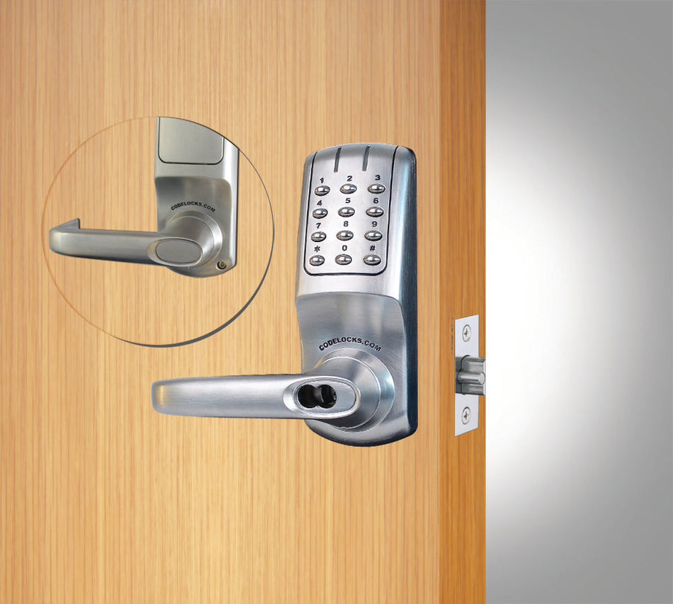 Codelocks CL5210 Heavy Duty Electronic Tubular Lever Lockset