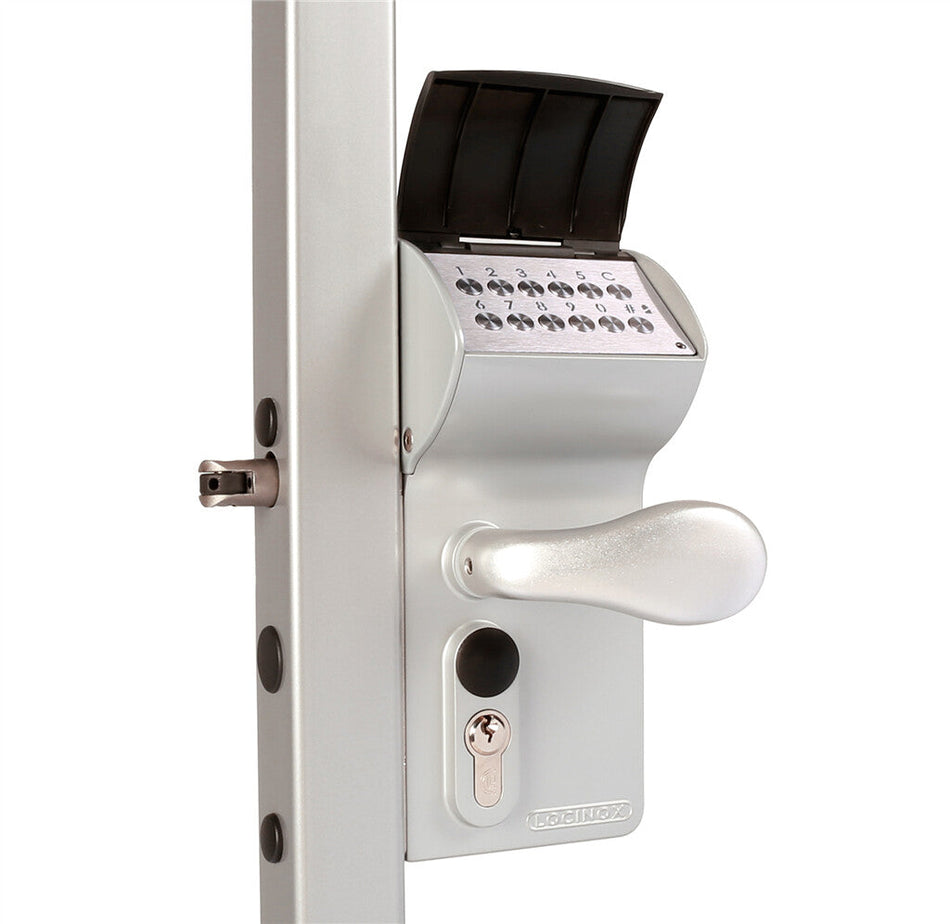 Locinox VALENTINO for Round Post - Surface mounted battery powered code lock