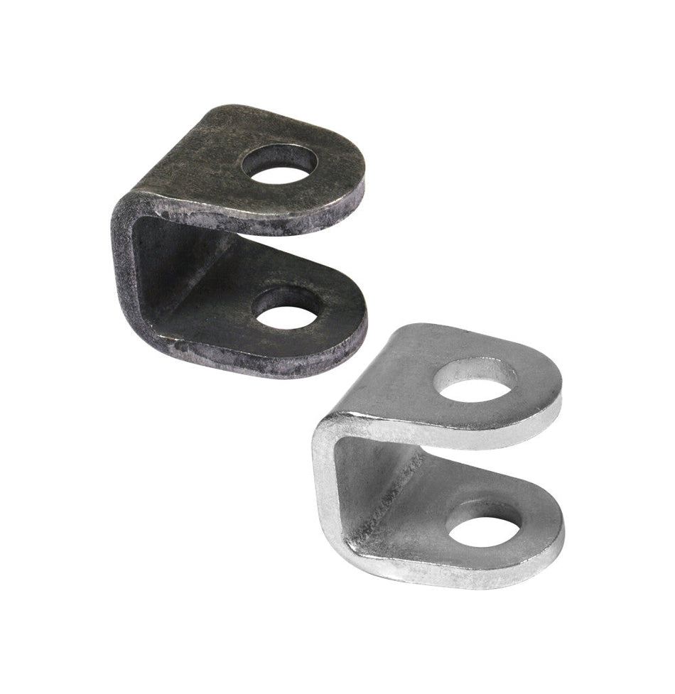 Locinox 1001U U-shaped ear plate in black steel