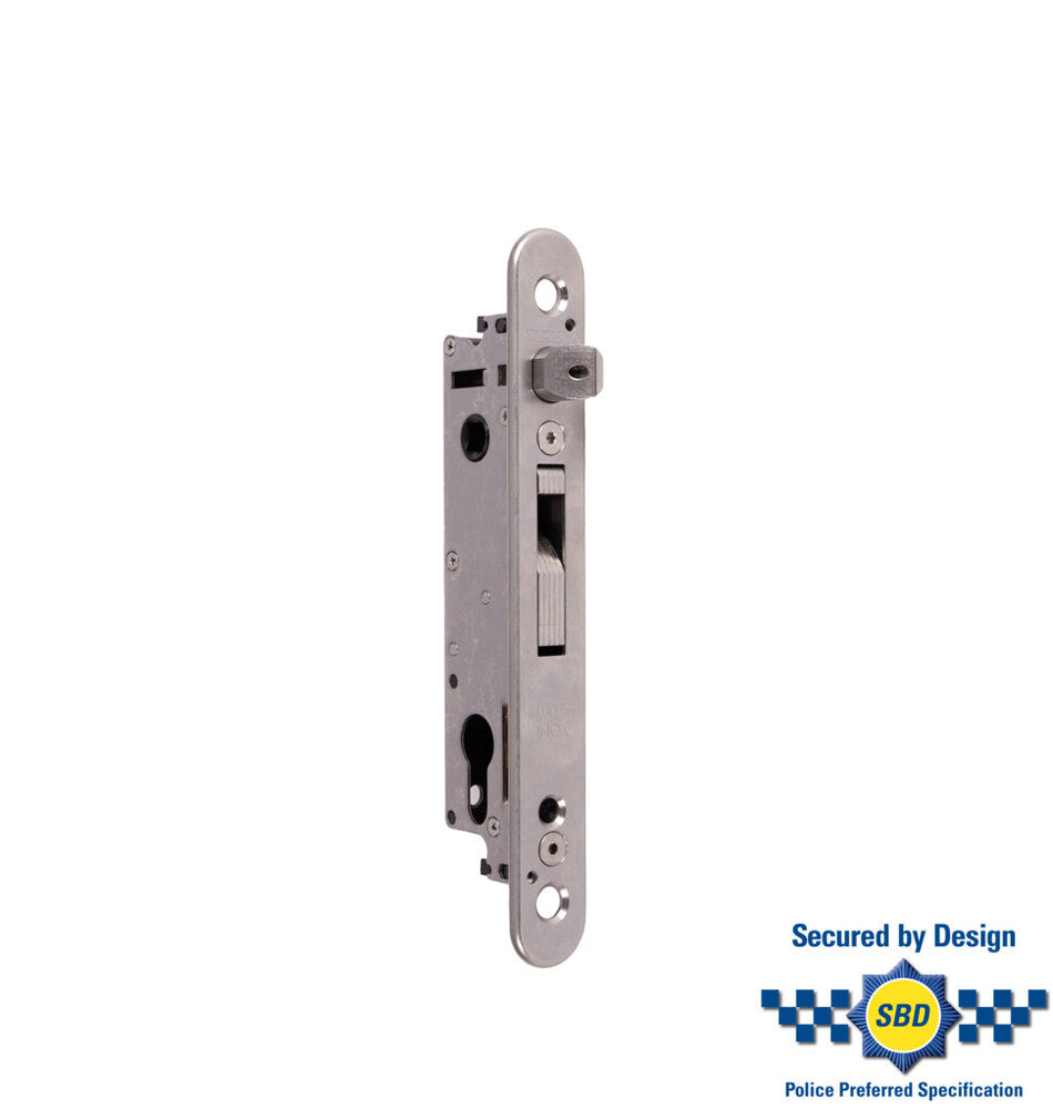 Locinox FORTYLOCK SET- Mortise lock with 3/4" backset for post size of up to 1-1/2"