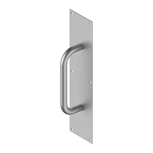 Deltana PPH4016 Pull Plate with Handle 4" x 16" S/S