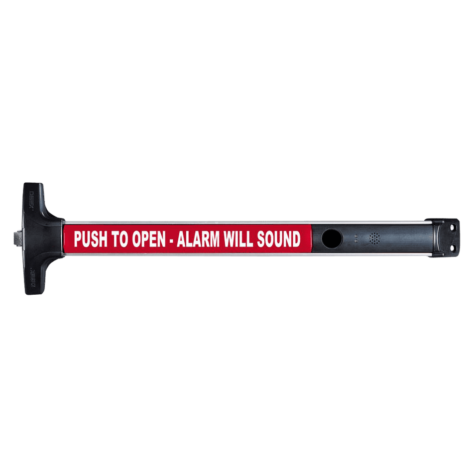 Detex V40 EB Cylinder Dogging Alarmed Rim Exit Device